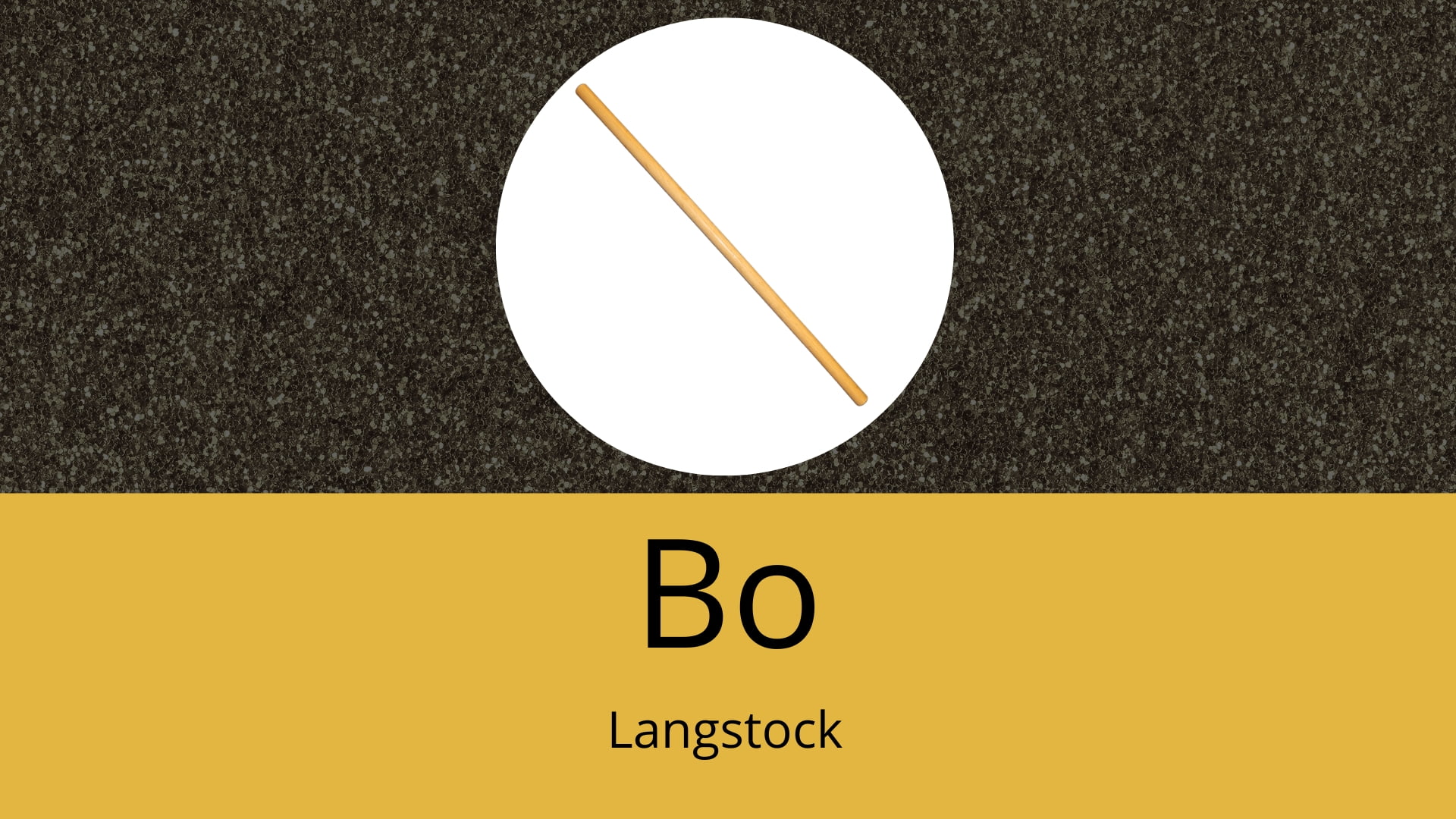 Bo - der Langstock