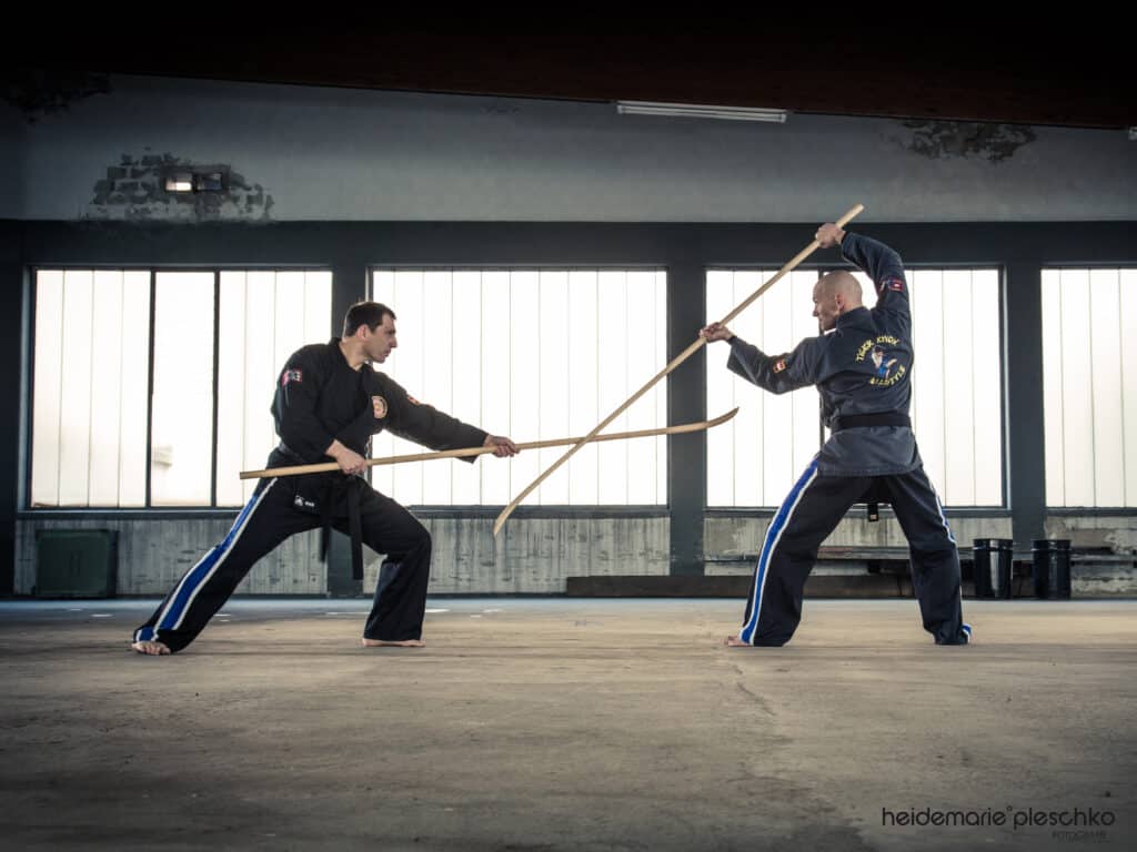 Naginata, Zweikampf